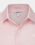 Men's Dot Logo Polo - Pink - Erthe Golf