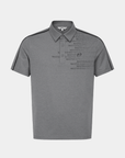 Men's Dot Logo Polo - Melange Gray - Erthe Golf