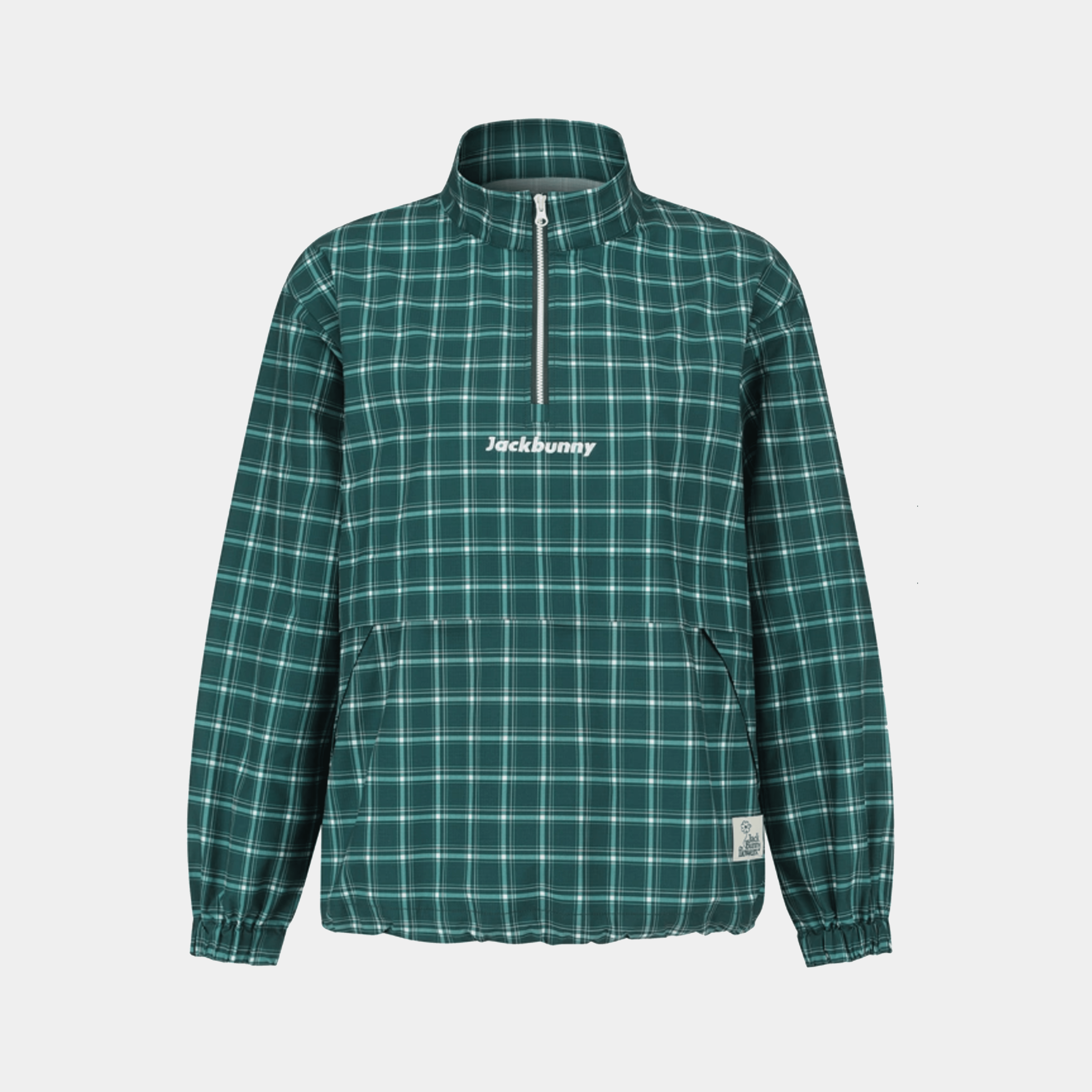 Pearly Gates Women's Jack Bunny Check Pullover - Green | Erthe Golf