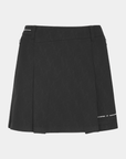 Women's Logo Tape Culotte Skirt - Black - Erthe Golf
