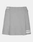 Women's Logo Tape Culotte Skirt - Gray - Erthe Golf