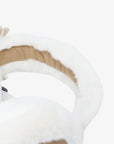 Women's Fur Ear Warmer - White - Erthe Golf