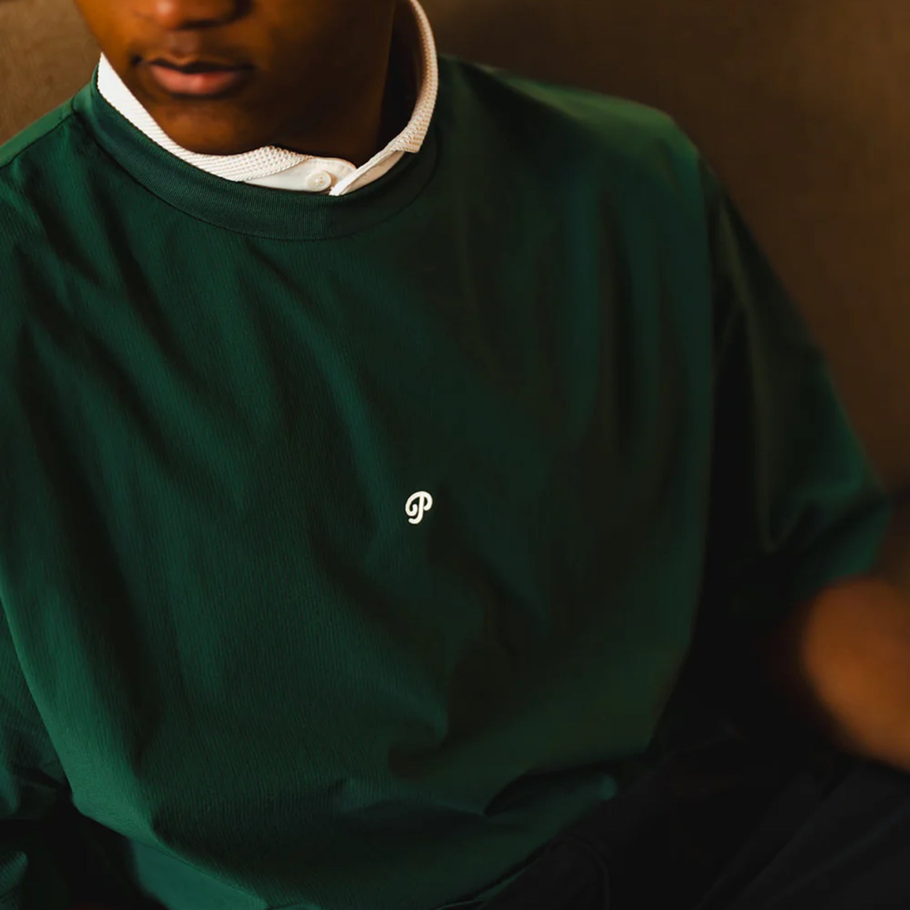 Public Drip Men's Swing Shirt - Green | Erthe Golf