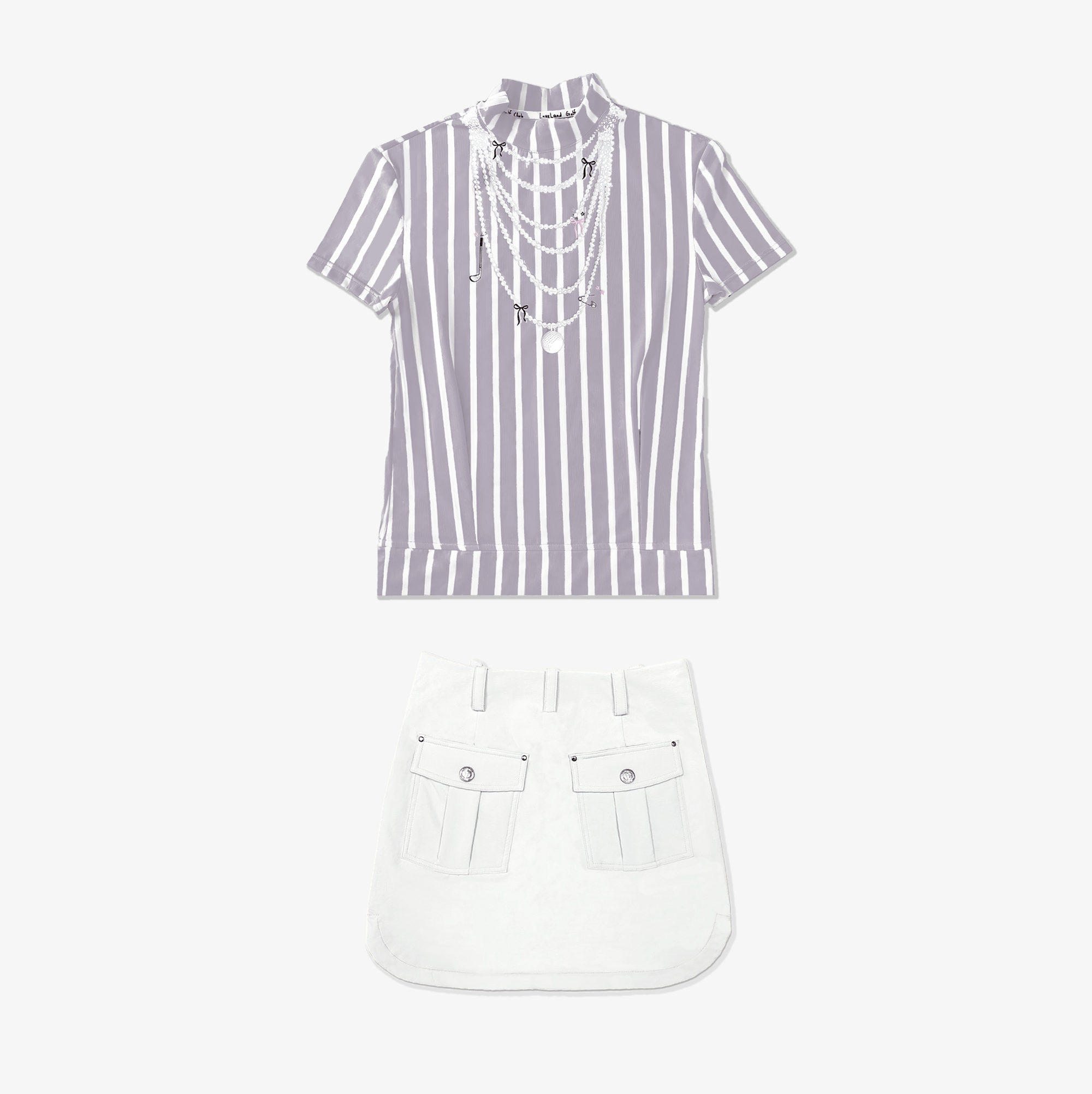 Loveland Pearl Top Skort Set - Erthe Golf