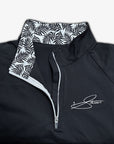 Men's Onyx Quarter Zip - Black - Erthe Golf