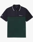 Munsingwear Men's Color - Block Polo - Dark Navy - Erthe Golf