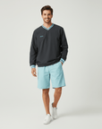 Keypote Men Pullover Shorts Set - Blue - Erthe Golf