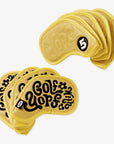Iron Cover Set (9 - Piece) - Yellow - Erthe Golf