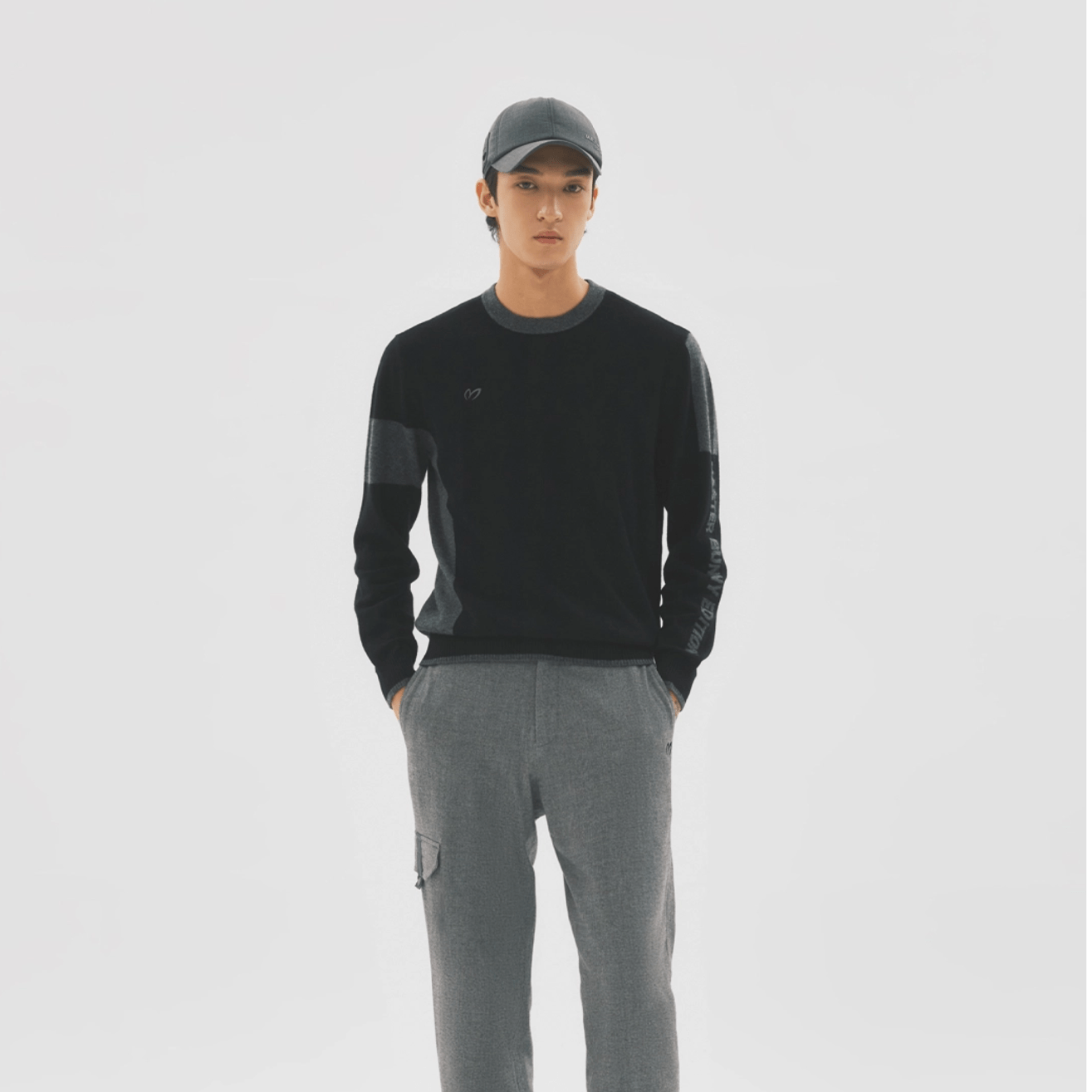 Master Bunny Edition Men's Velcro Cap - Black - Erthe Golf