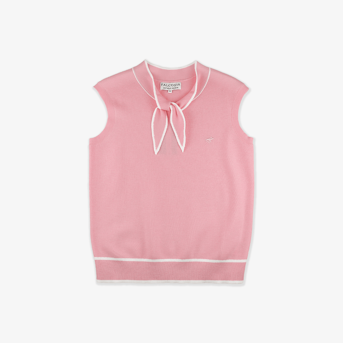 Falcosia Women's Knit Vest - Pink - Erthe Golf