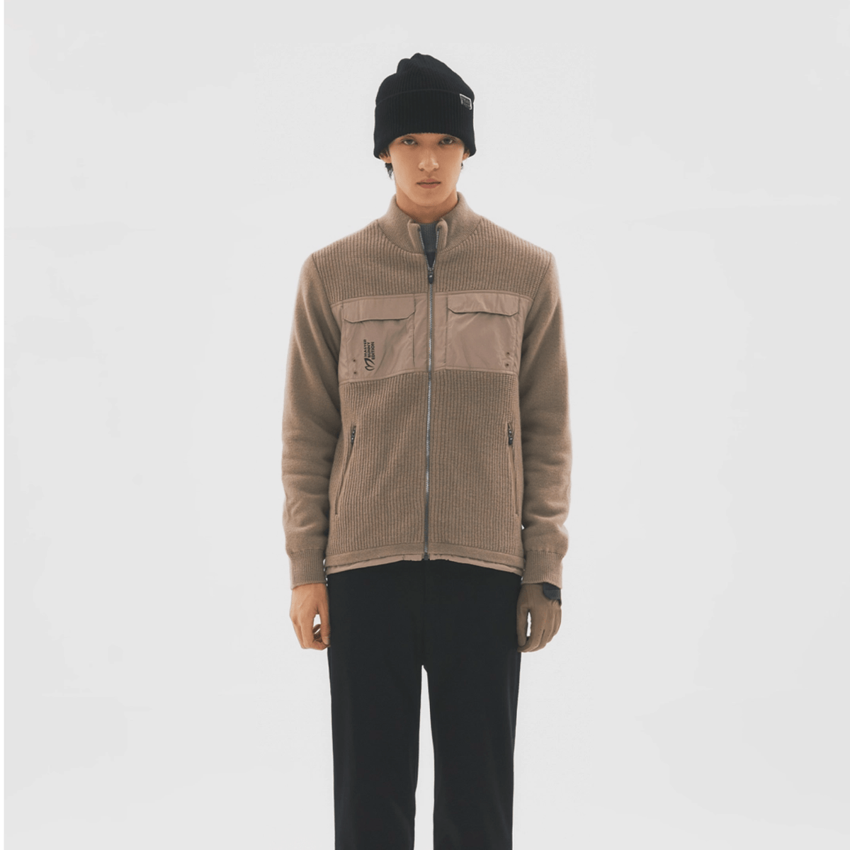 Master Bunny Edition Men's Cardigan Jacket - Beige - Erthe Golf