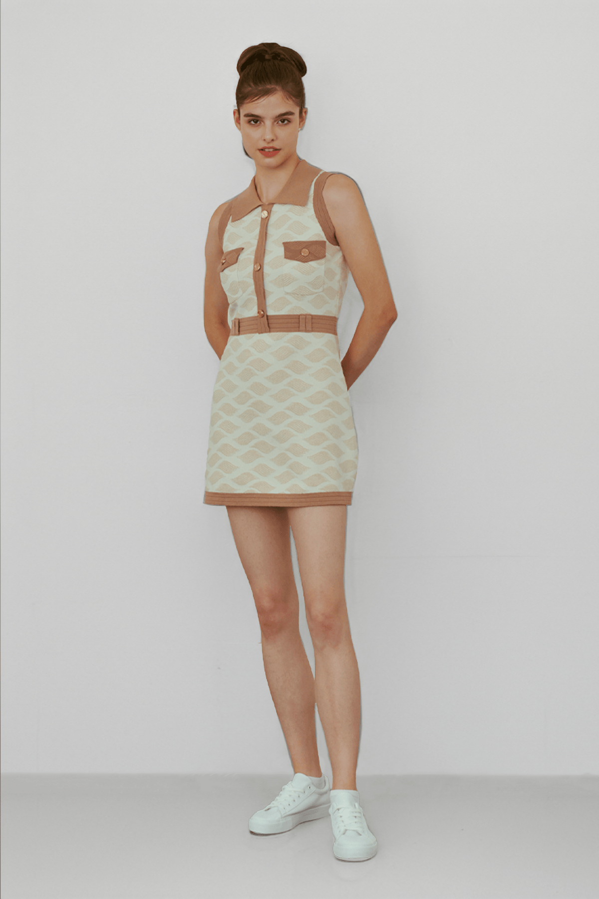 Falcosia Wave Knit Golf Dress - Erthe Golf