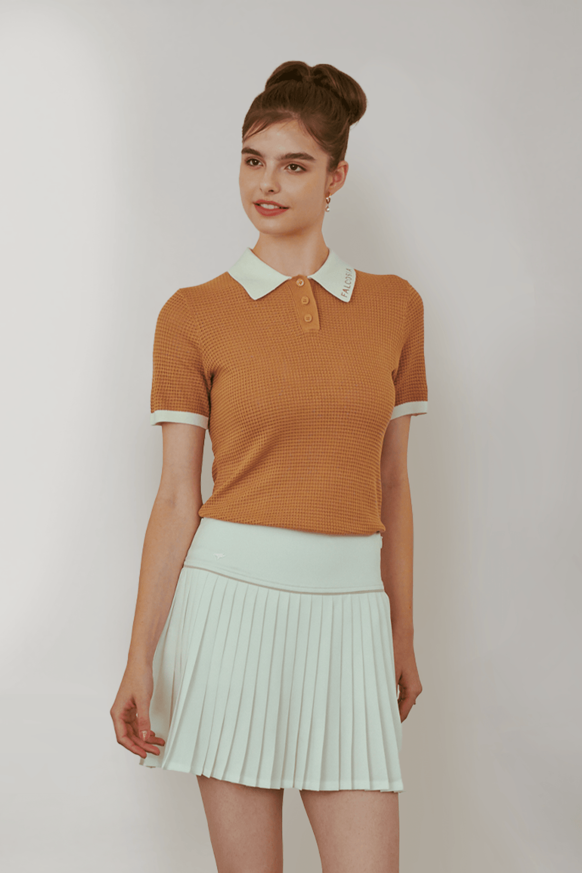 Falcosia White Pleated Skirt - Erthe Golf