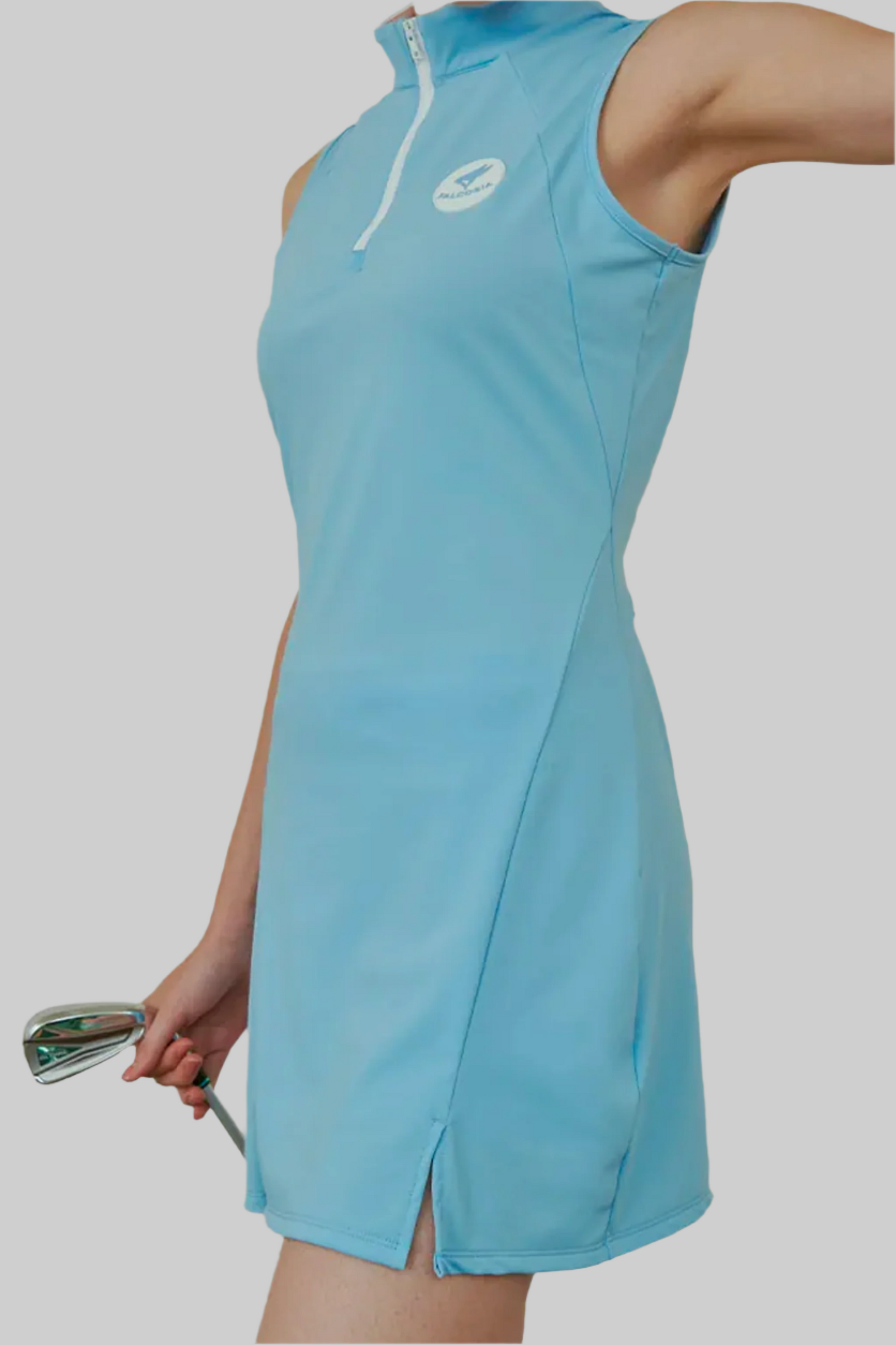 Falcosia Lightblue Sleeveless Golf Dress