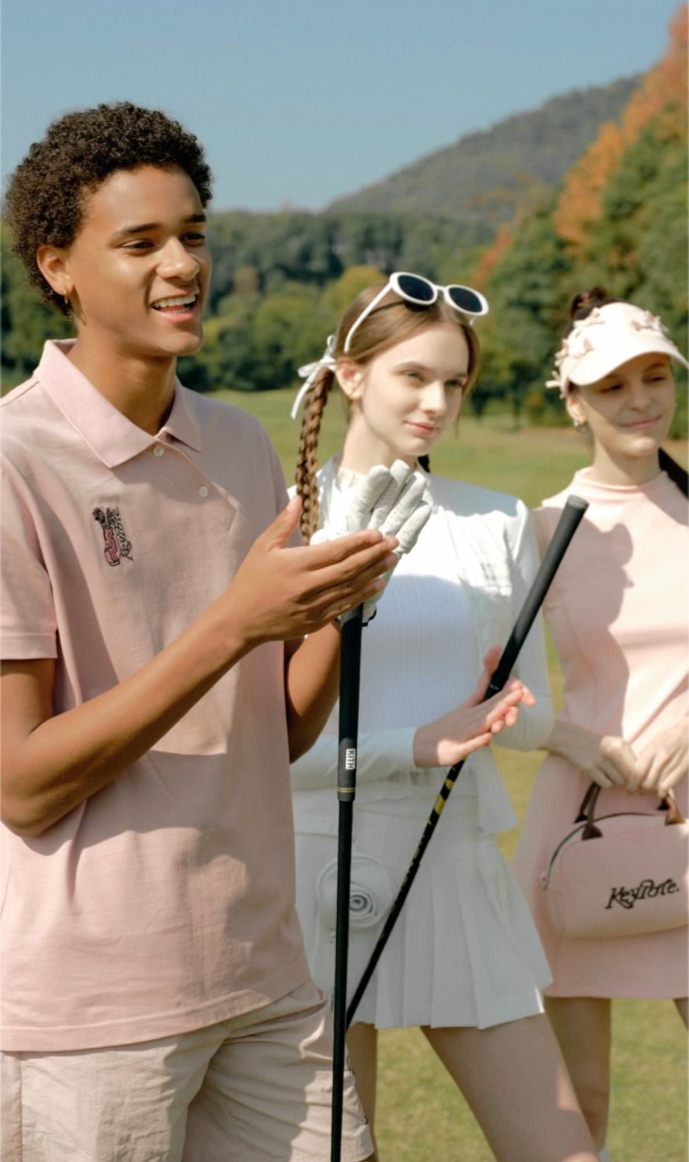 Keypote Men&#39;s Polo Shirt - Pink - Erthe Golf