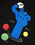 Yorf Golf Crewneck Roll & Pop Black - Erthe Golf
