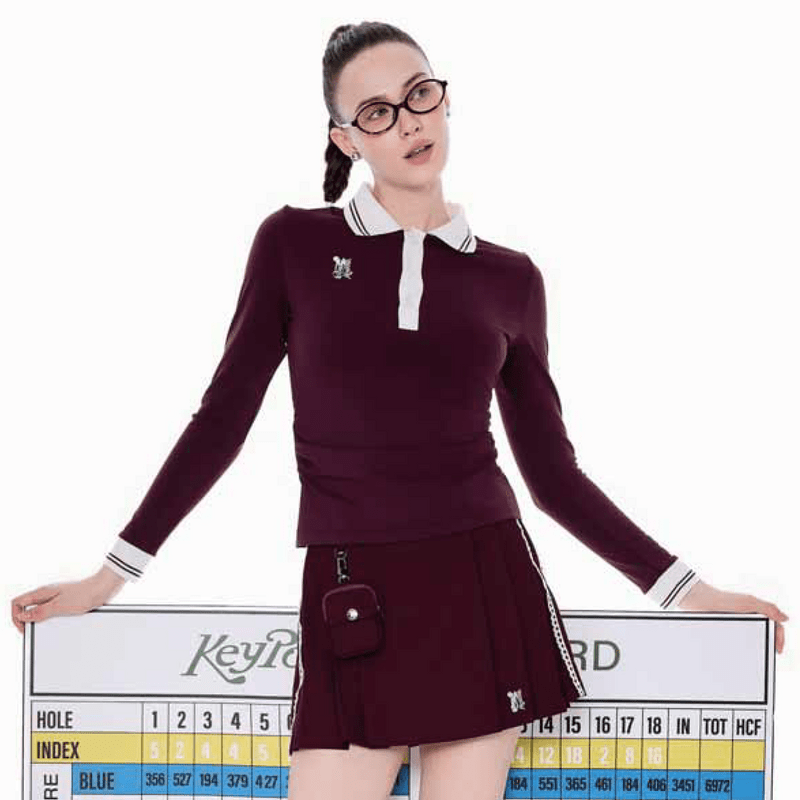 The Burgundy Fairway Look (3 - Piece) - Erthe Golf