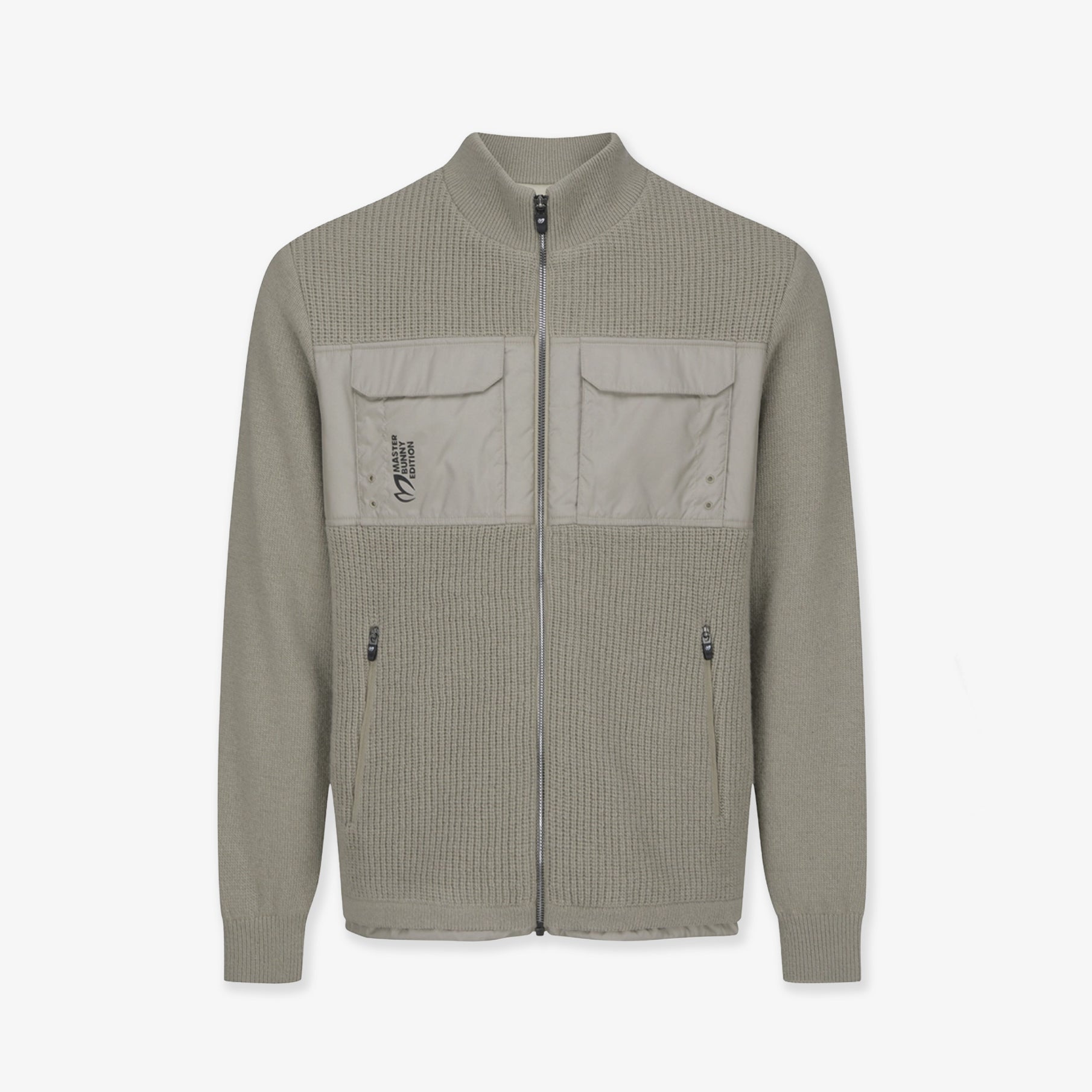 Master Bunny Edition Men's Cardigan Jacket - Beige - Erthe Golf