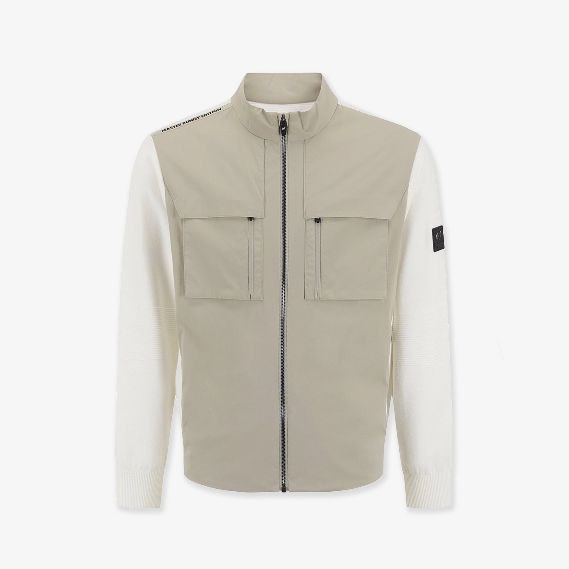 Master Bunny Edition Men's Zip Cardigan - Beige - Erthe Golf