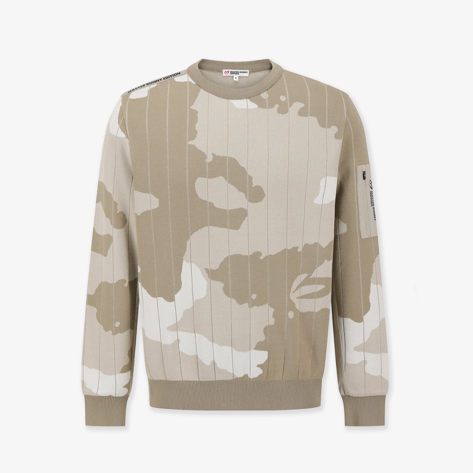 Master Bunny Edition Men's Camo Top - Beige - Erthe Golf