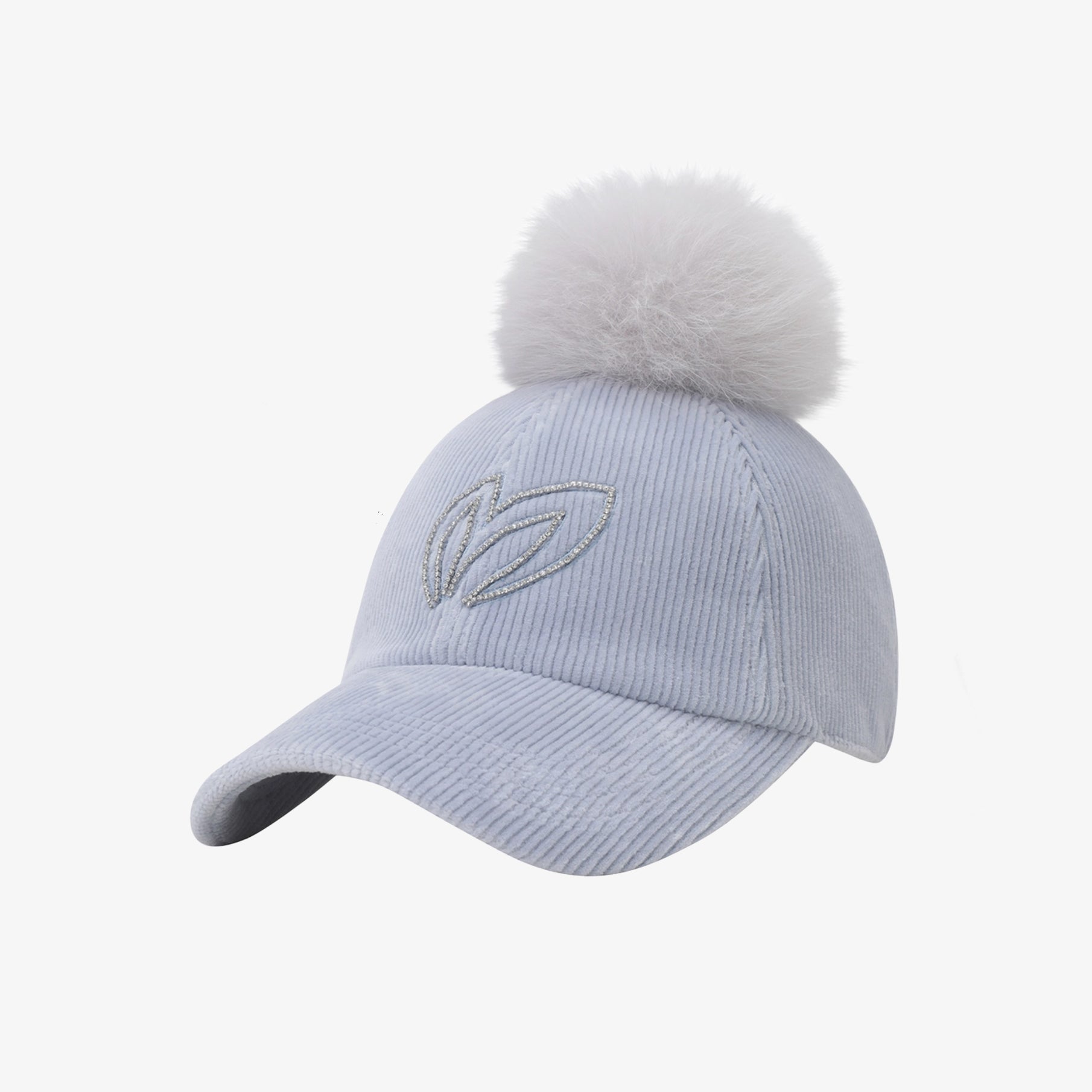 Master Bunny Edition Women's Fur Cap - Blue - Erthe Golf