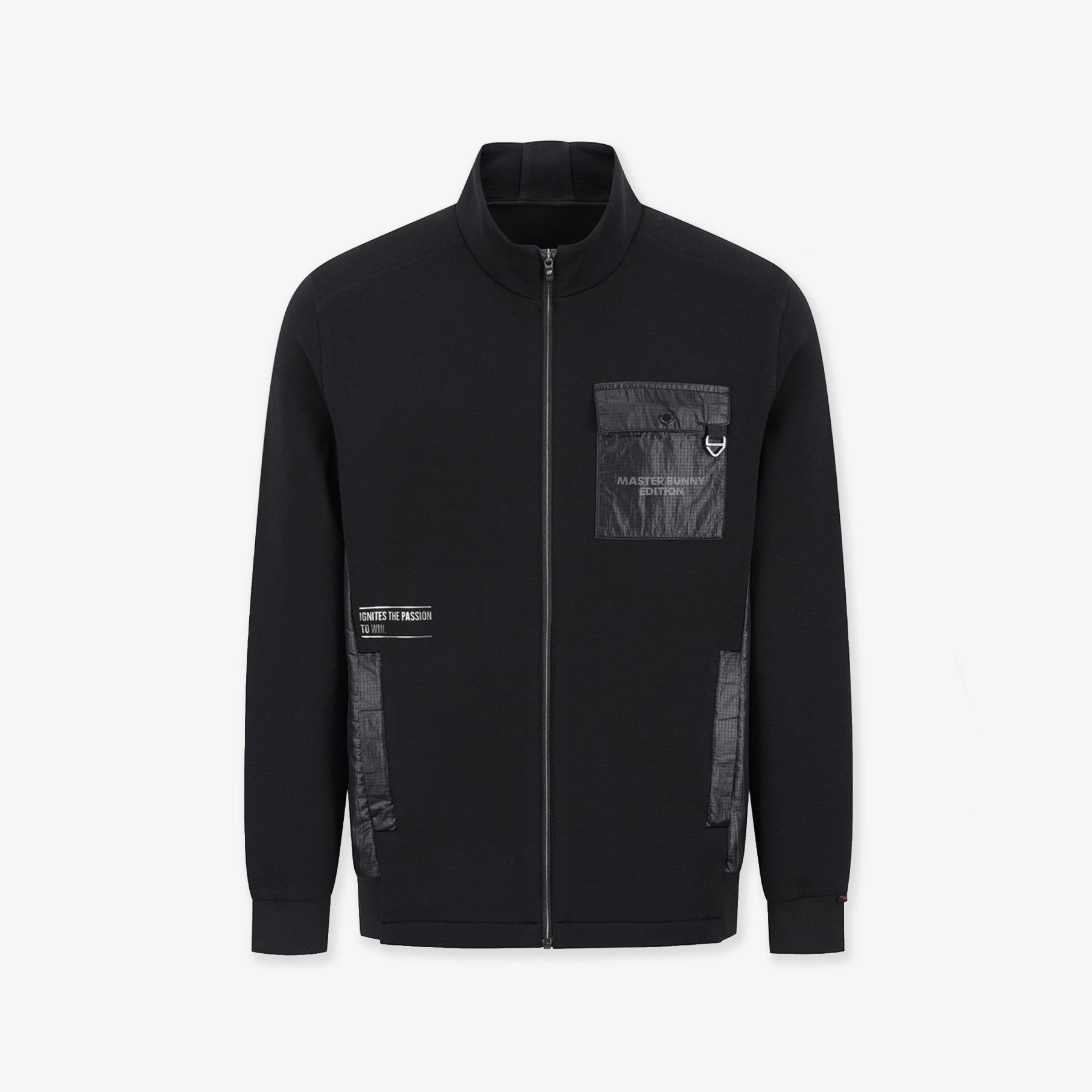 Master Bunny Edition Men's Zip Jumper - Black - Erthe Golf