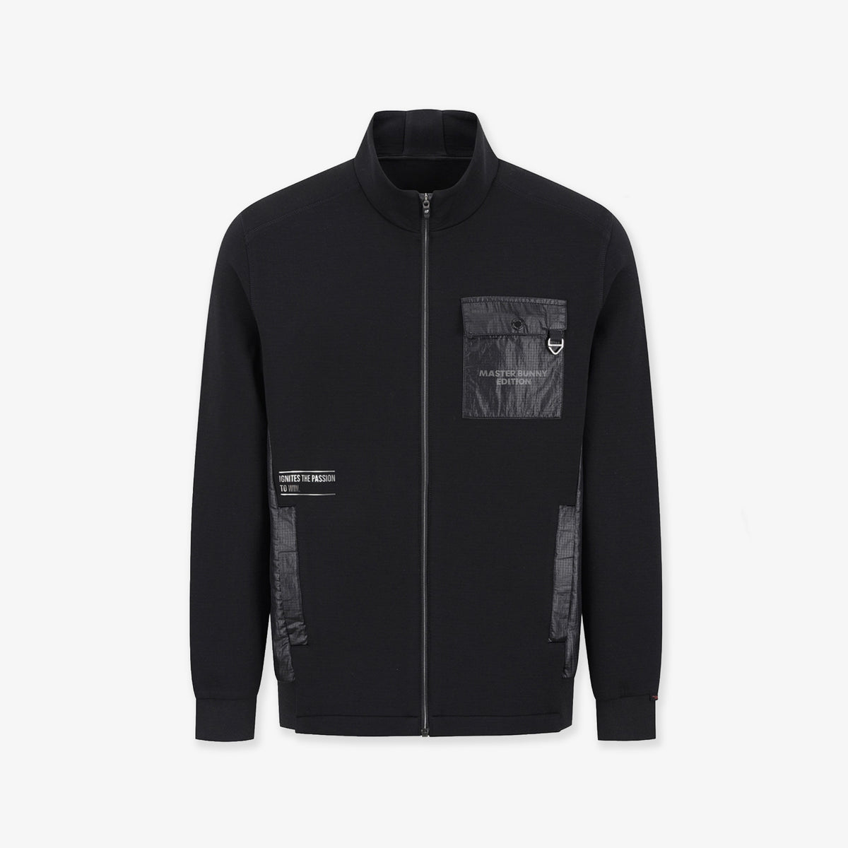 Master Bunny Edition Men's Zip Jumper - Black - Erthe Golf