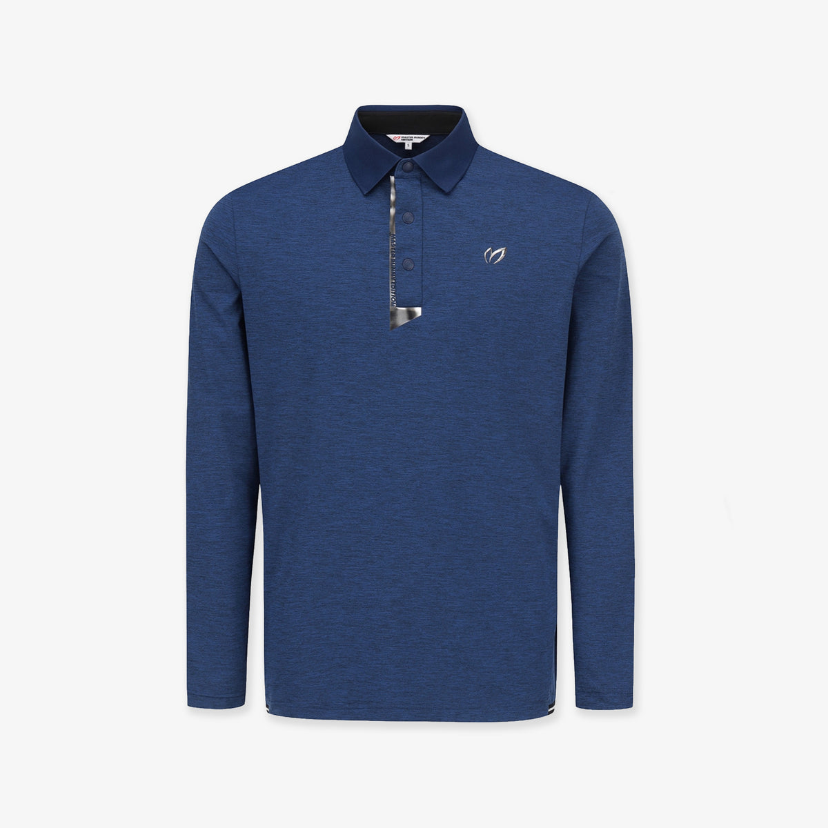 Master Bunny Edition Men's Collar Top - Blue - Erthe Golf