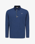 Master Bunny Edition Men's Collar Top - Blue - Erthe Golf