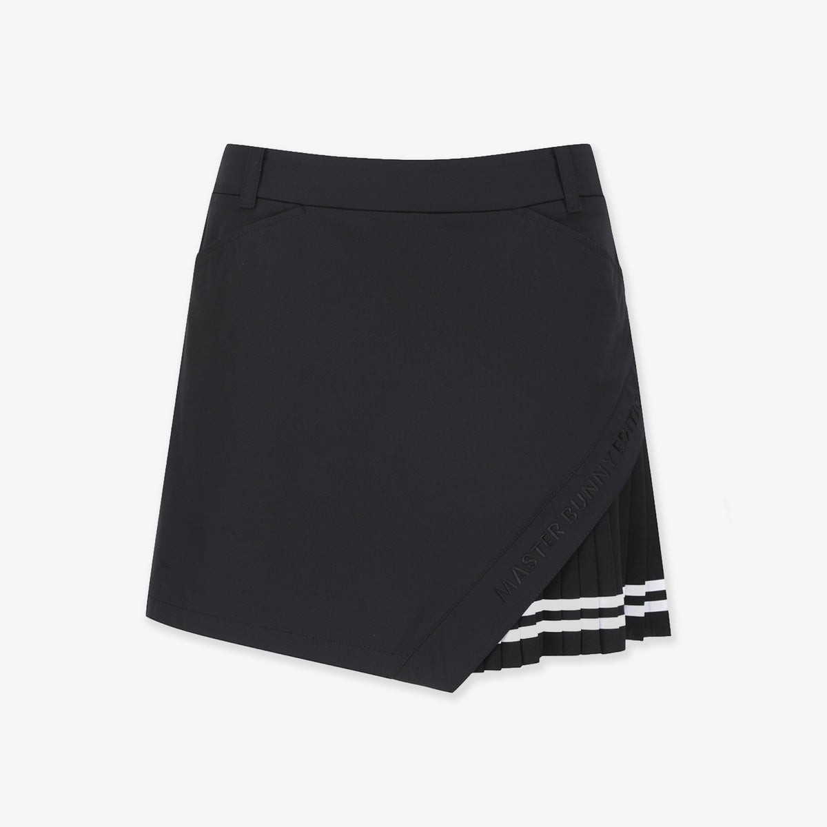 Master Bunny Edition Women's Diagonal Skirt - Black - Erthe Golf