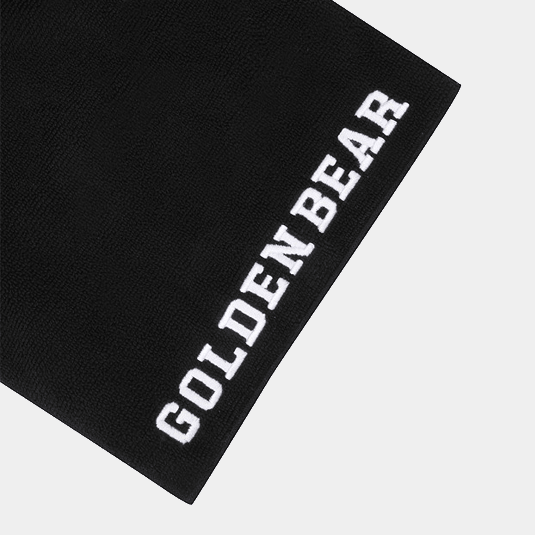Bucket Bear Square Ball Towel - Black - Erthe Golf