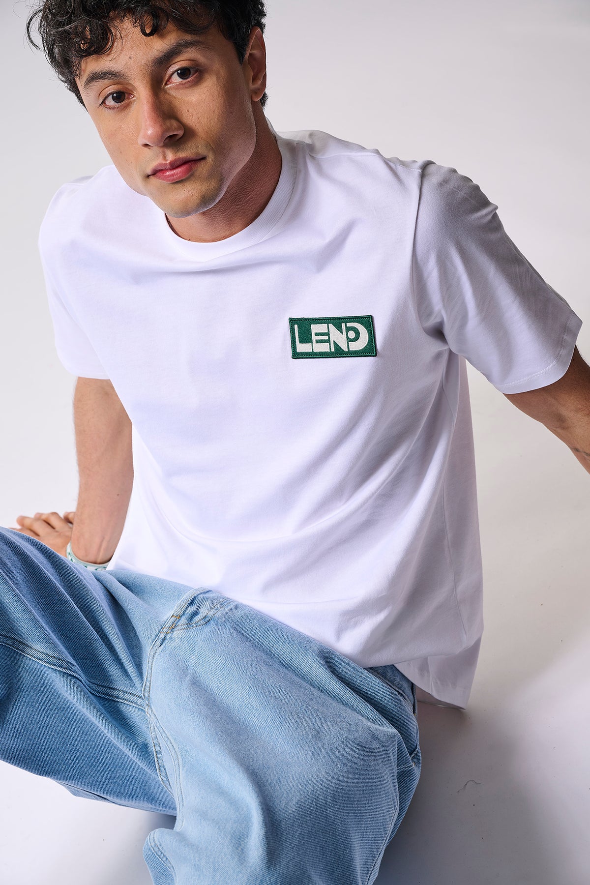 Lend Golf Unisex Lay Up White T-shirt - Erthe Golf