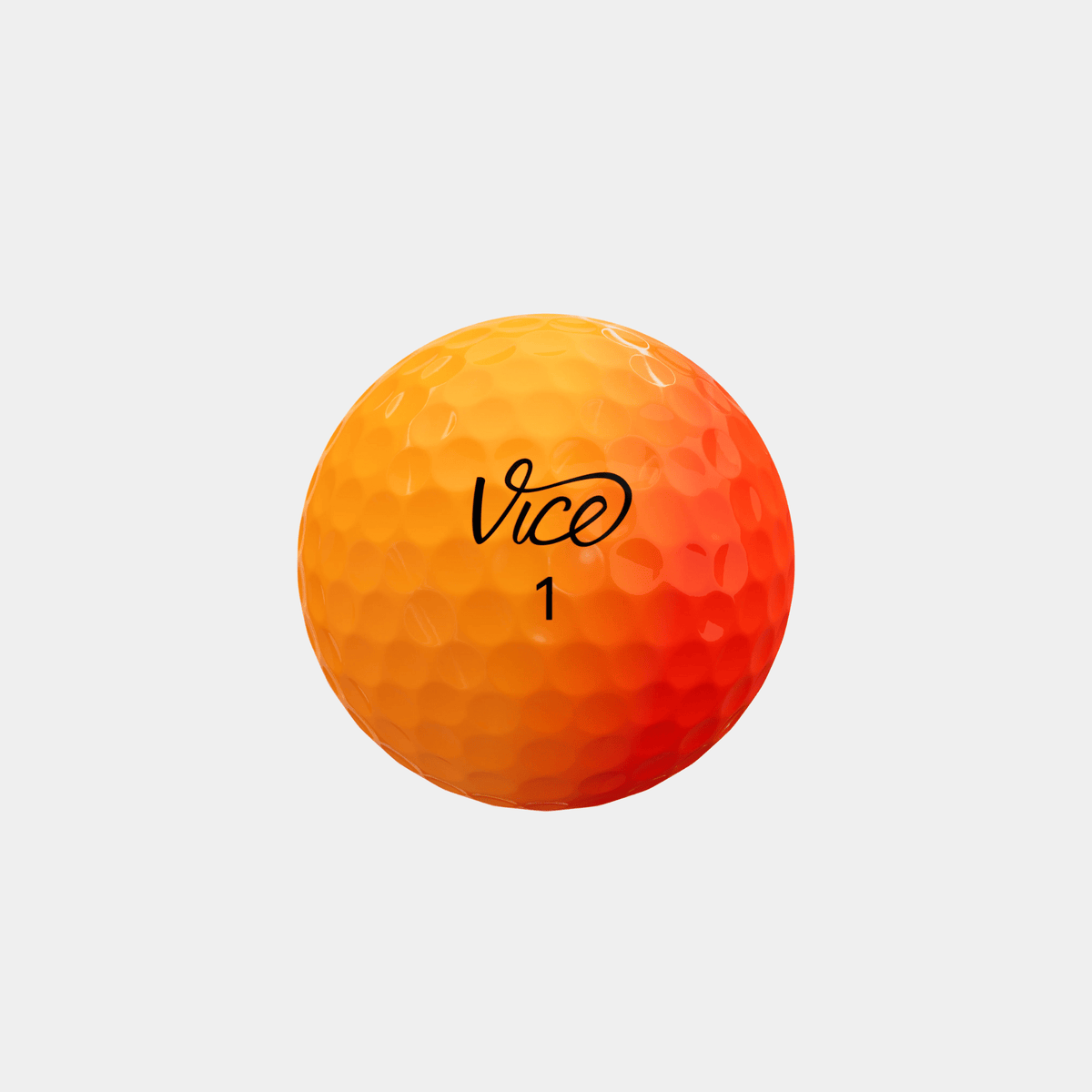 Vice Pro Golf Ball - Orange Red - Erthe Golf