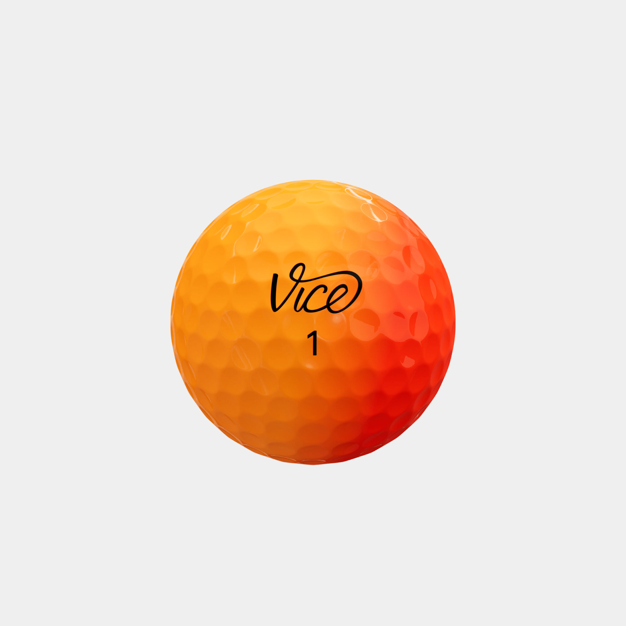 Vice Pro Golf Ball - Orange Red - Erthe Golf