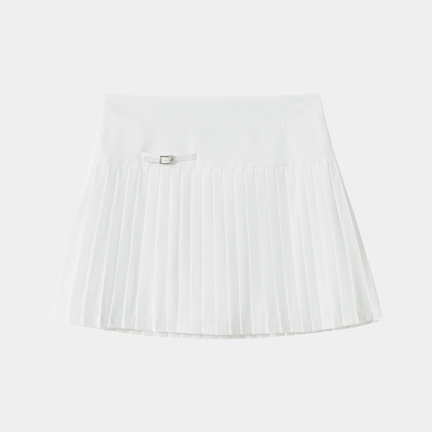 Women's Pleated Skirt - White - Erthe Golf