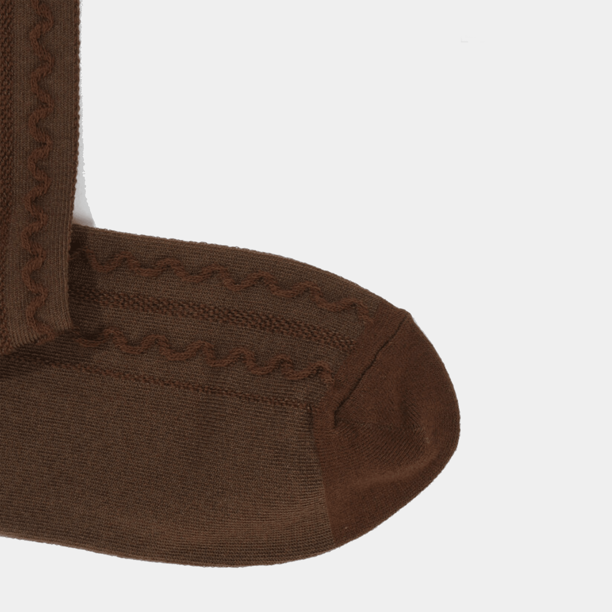 Women's Contrast Ankle Socks - Dark Brown - Erthe Golf
