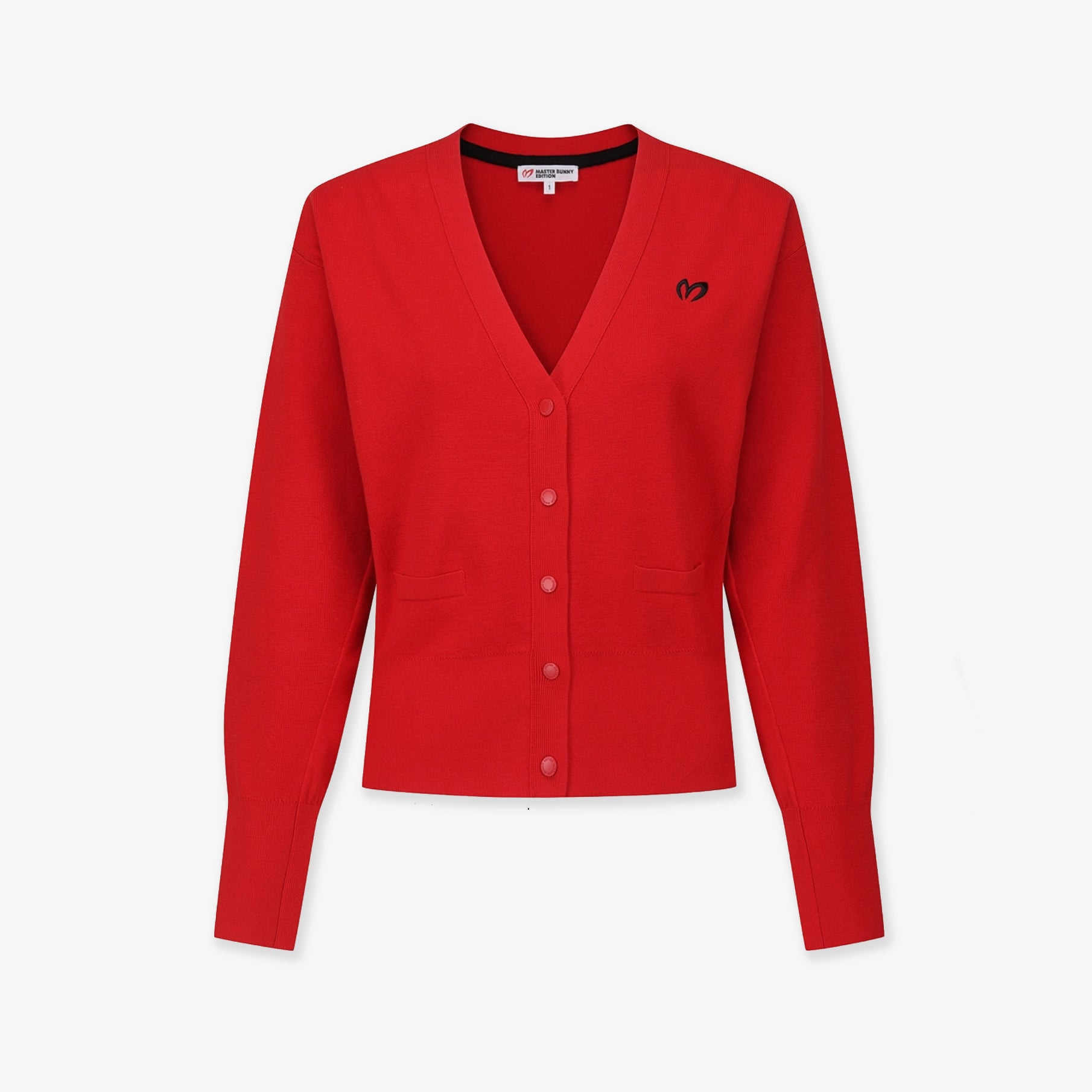 Master Bunny Edition Women's Cardigan - Red - Erthe Golf