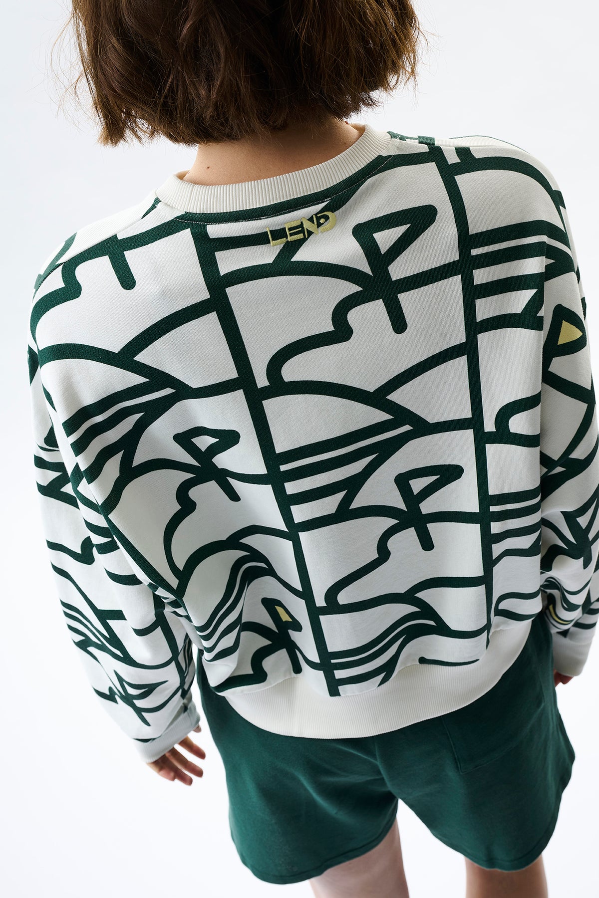 Lend Golf Lay Up Cropped Crewneck Women - Erthe Golf