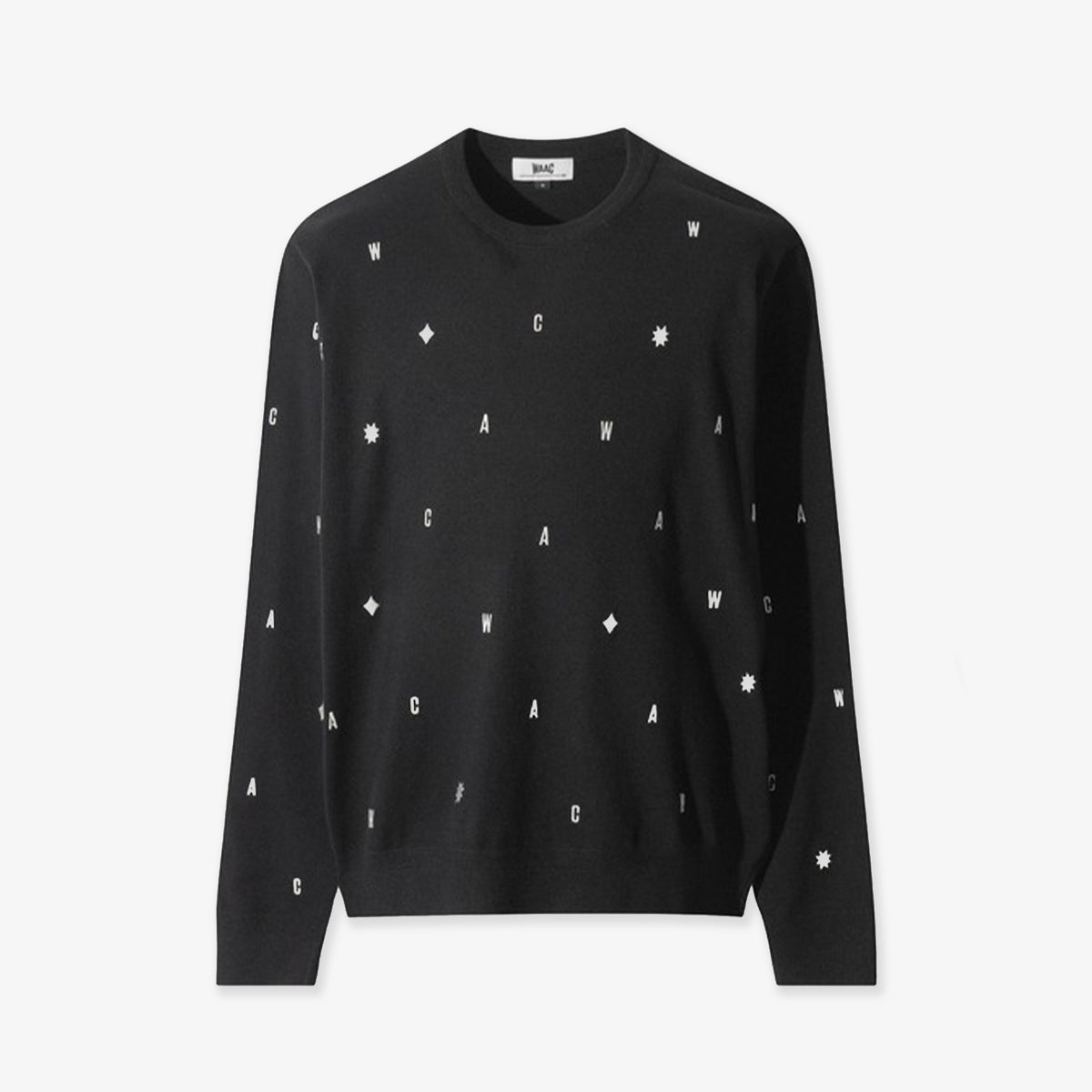 WAAC Men's Letter Sweater - Black - Erthe Golf