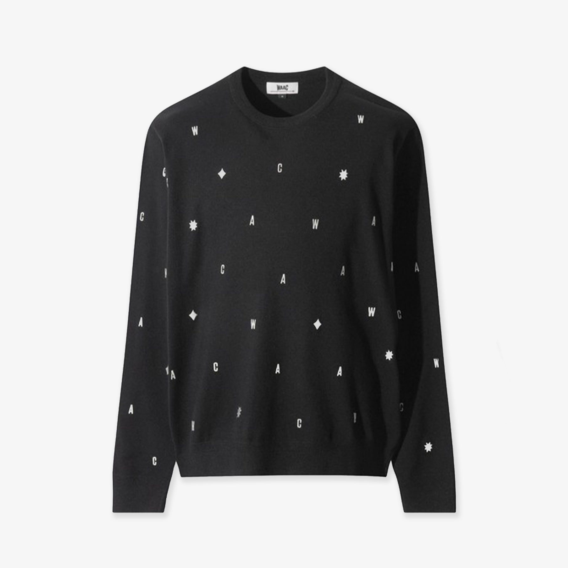 WAAC Men's Letter Sweater - Black - Erthe Golf