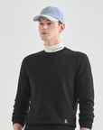 Lanvin Blanc Wool Blend Knit Top - Black