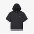 Golden Bear Woven Hoodie 1/2 Sleeve T-shirt Black
