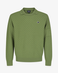 Pearly Gates Men's Long Sleeve Knit Shirt- Green