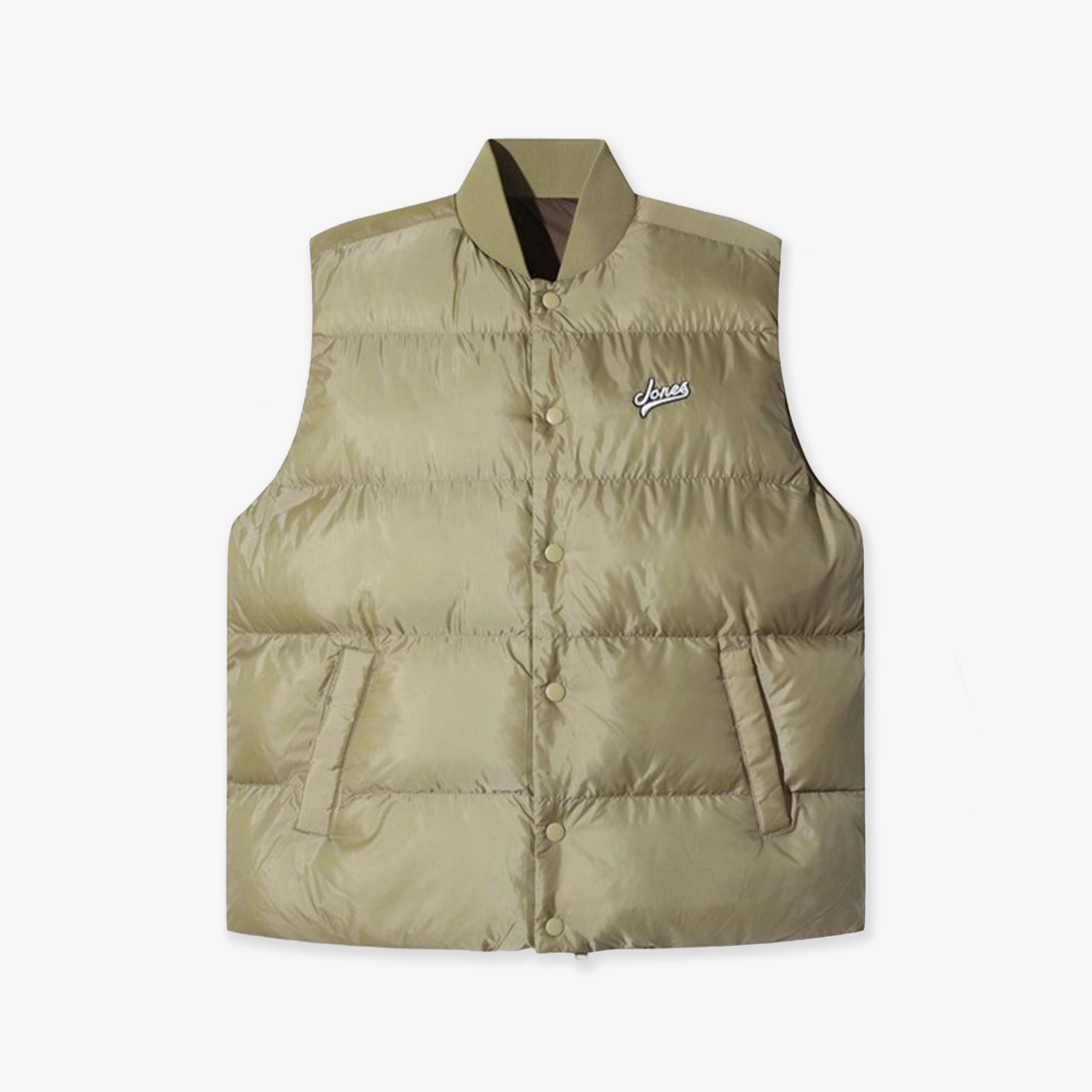 [WAAC x Jones] Men's Padded Vest - Beige - Erthe Golf
