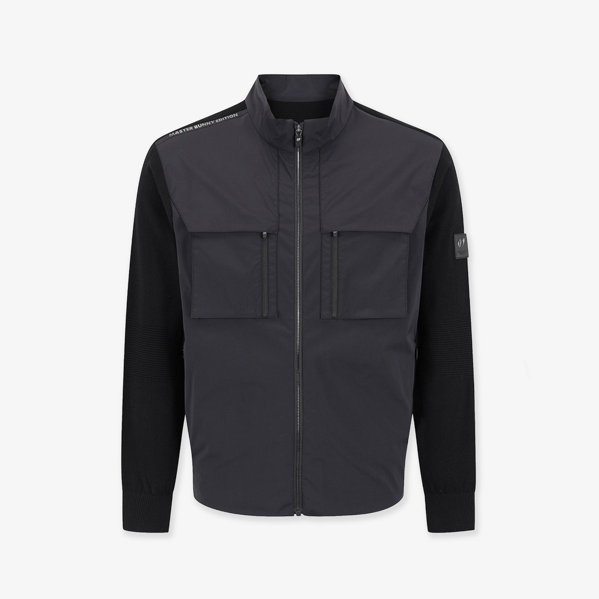 Master Bunny Edition Men's Zip Cardigan - Black - Erthe Golf