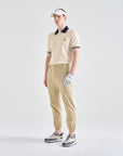 Lanvin Men's Waterproof Stretch Jogger Pants-Beige