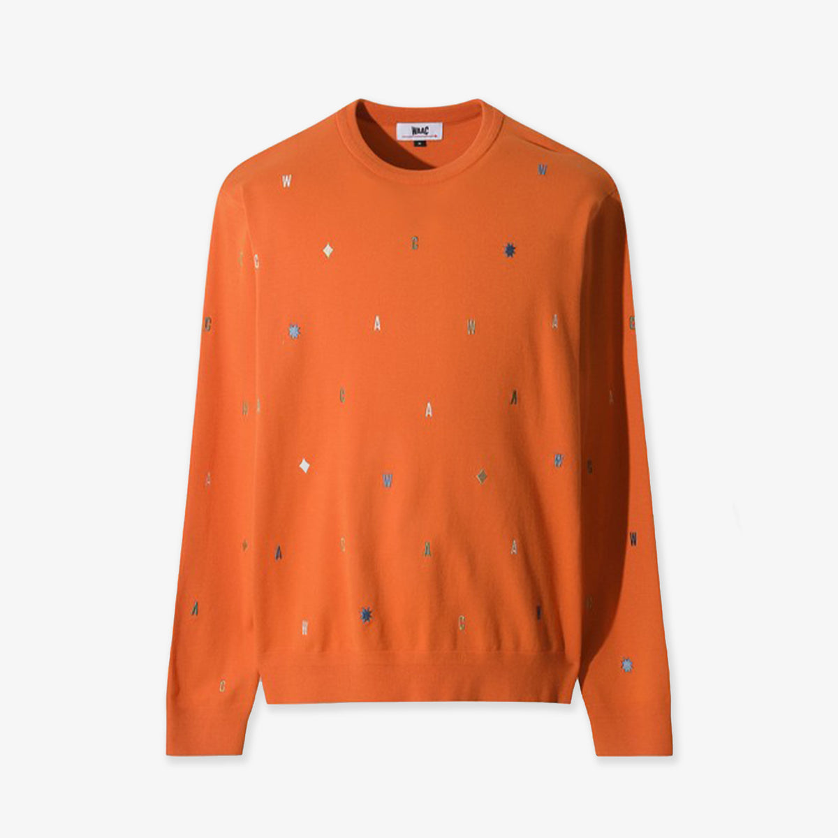 WAAC Men's Letter Sweater - Orange - Erthe Golf