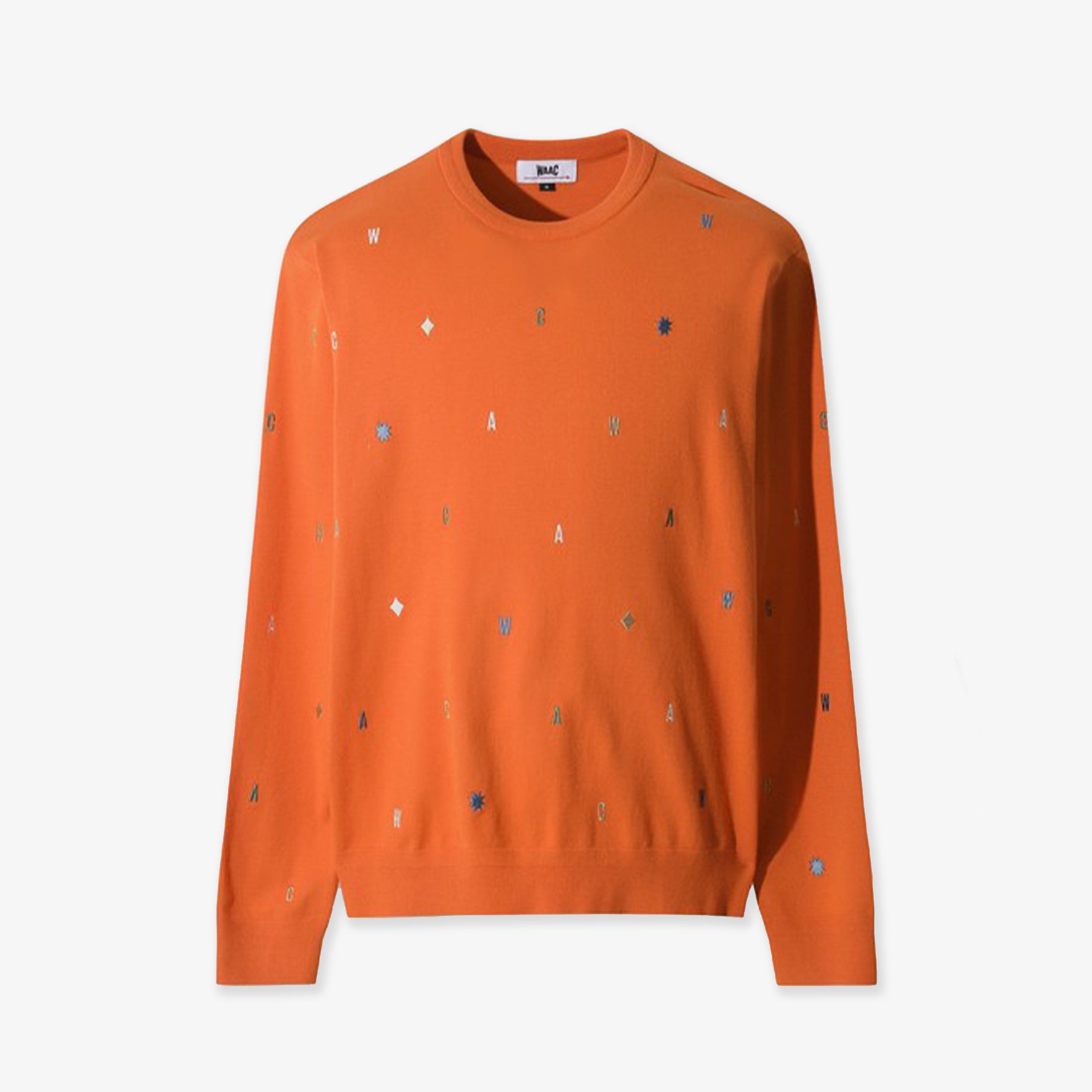 WAAC Men's Letter Sweater - Orange - Erthe Golf