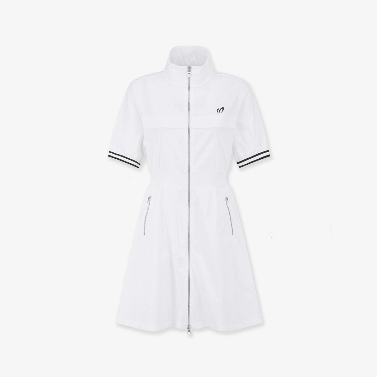 Master Bunny Edition Women's Zip Dress - White - Erthe Golf