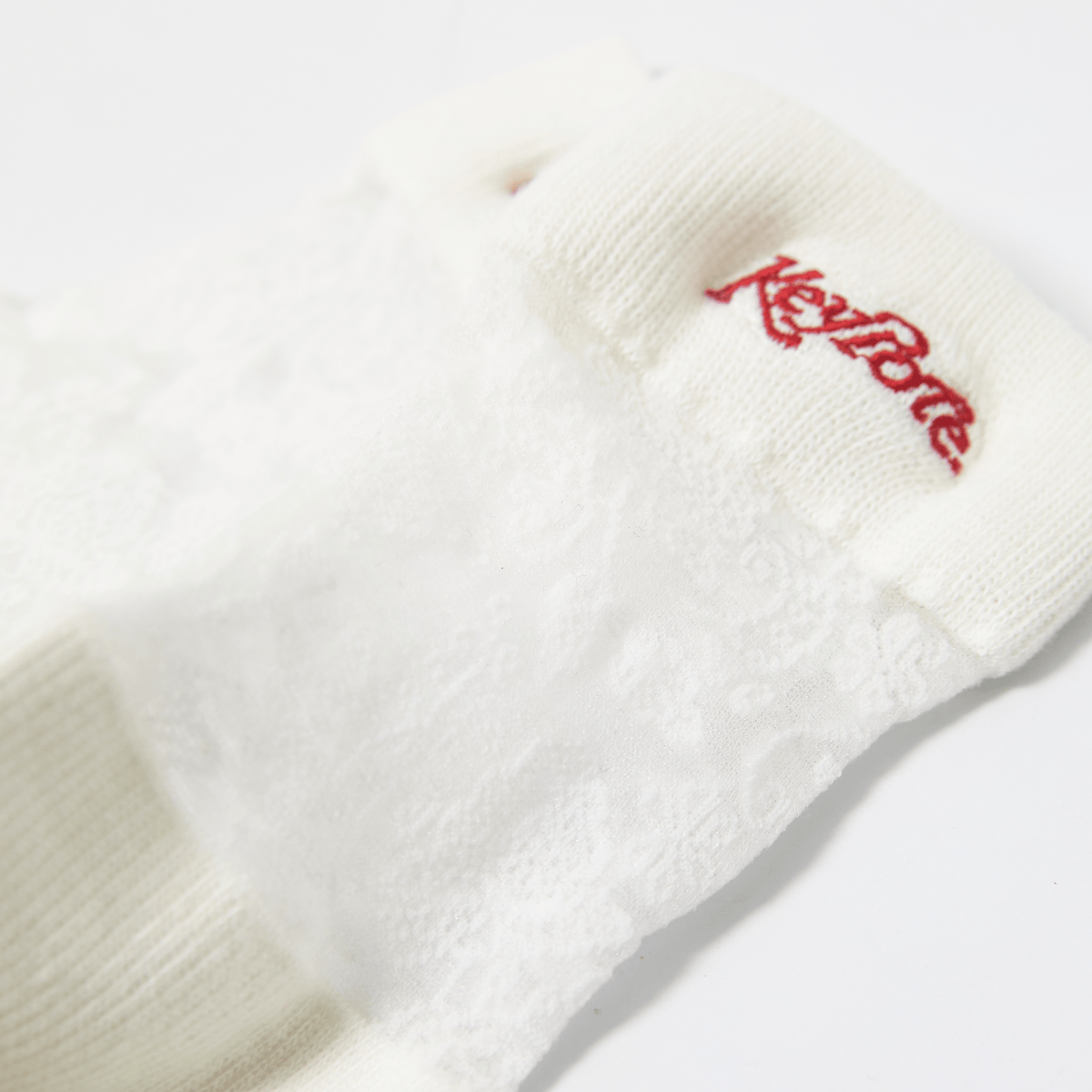 Keypote Women's Lace Sport Socks - White - Erthe Golf